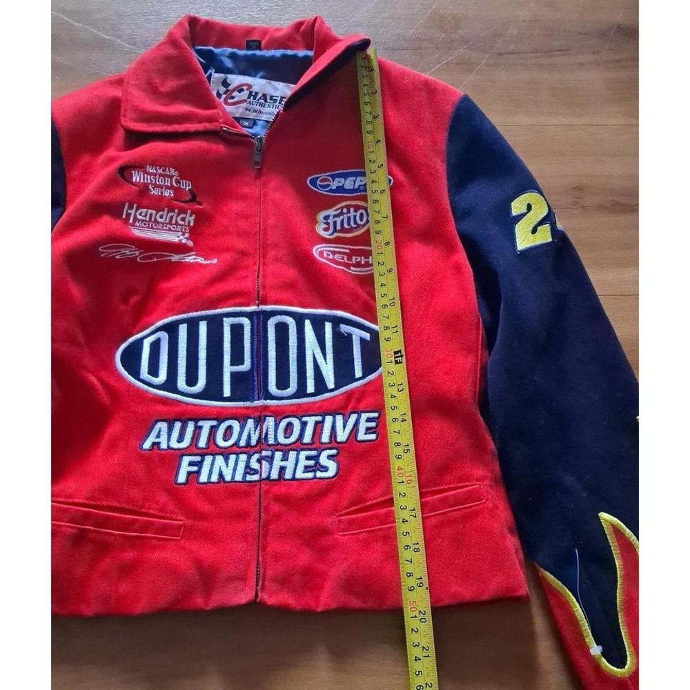 Vintage Nwot Chase Authentics‎ Motorcycle Racing Full Zip Dupont Jacket - Picture 6 of 8
